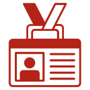 icon of staff badge