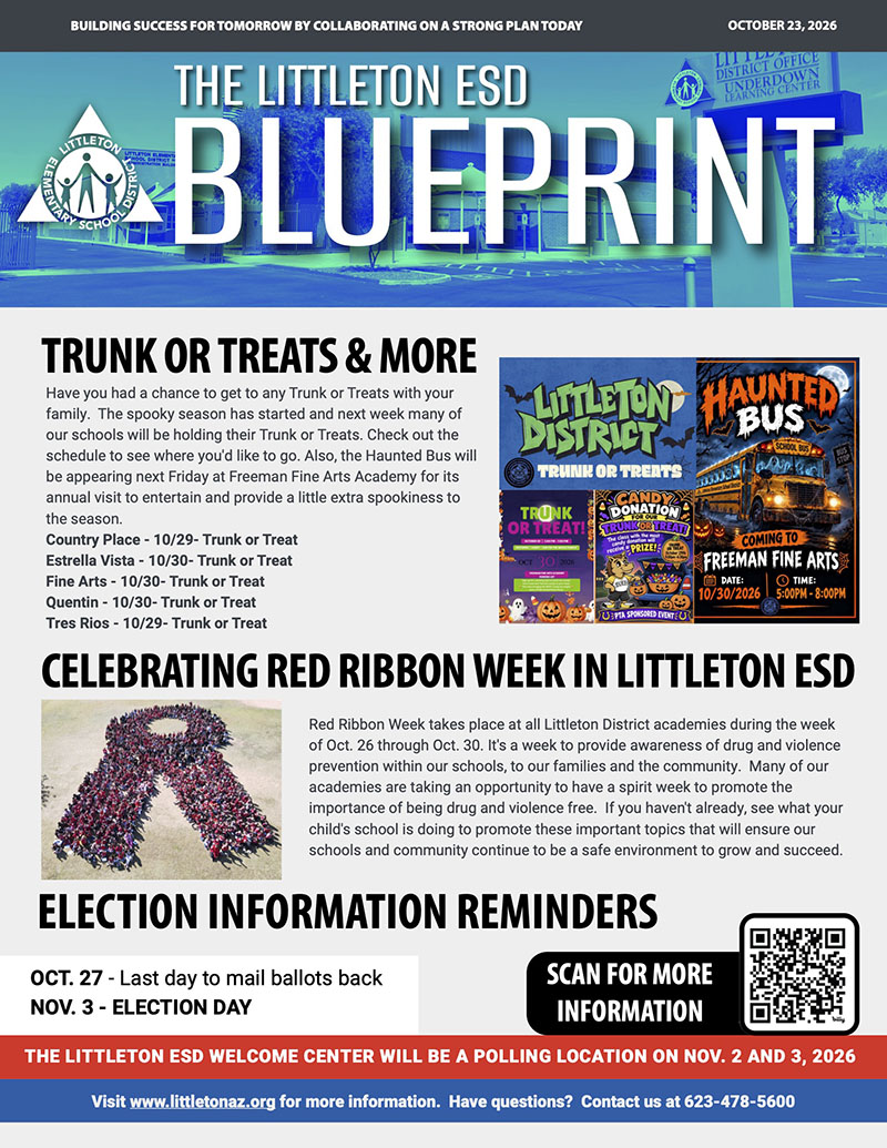 Sept112026-Newsletter The Littleton ESD Blueprint for October 23, 2026