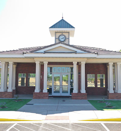 Front of Berean Academy building