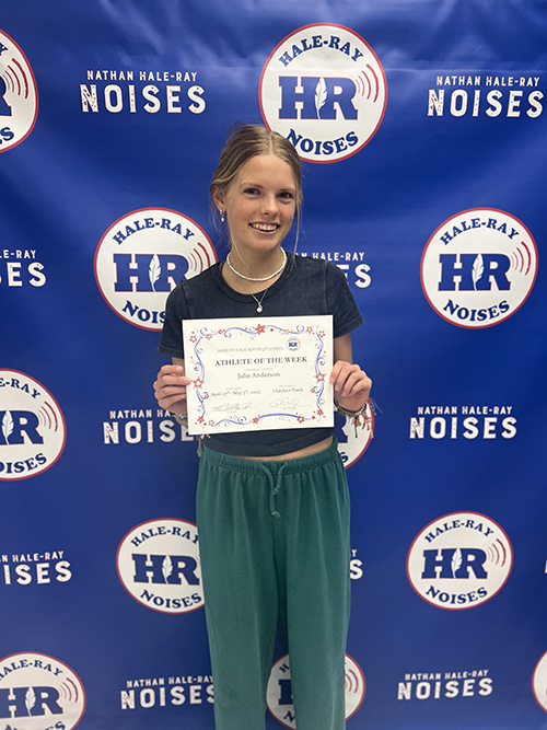 Athlete of the Week - Julie A - Outdoor Track Athlete of the Week - Julie A - Outdoor Track