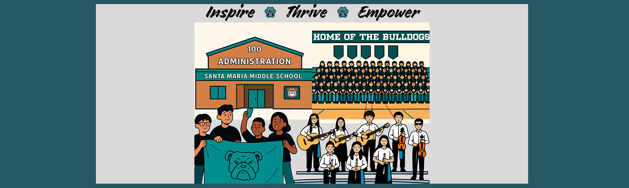 Inspire, Thrive, Empower Santa Maria Middle School - Home of the Bulldogs