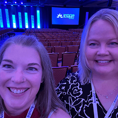 Dr. Nardi and Ms. France at the Innovative Schools Summit in Las Vegas