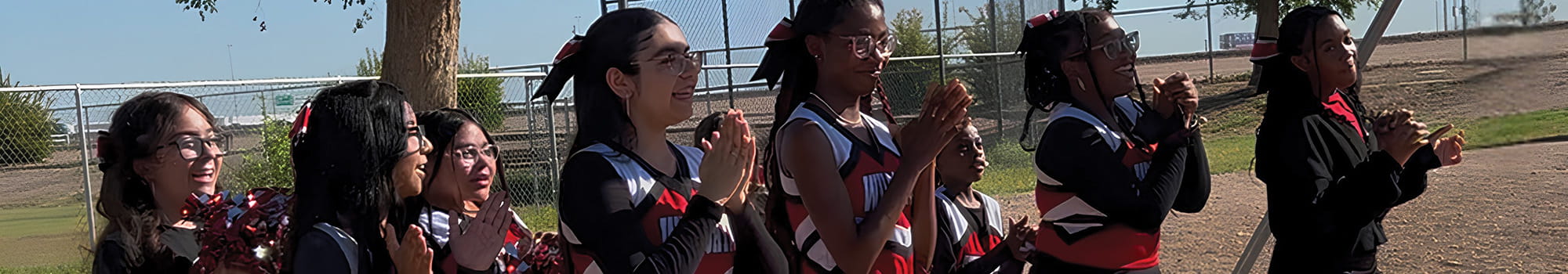 A group of cheerleaders