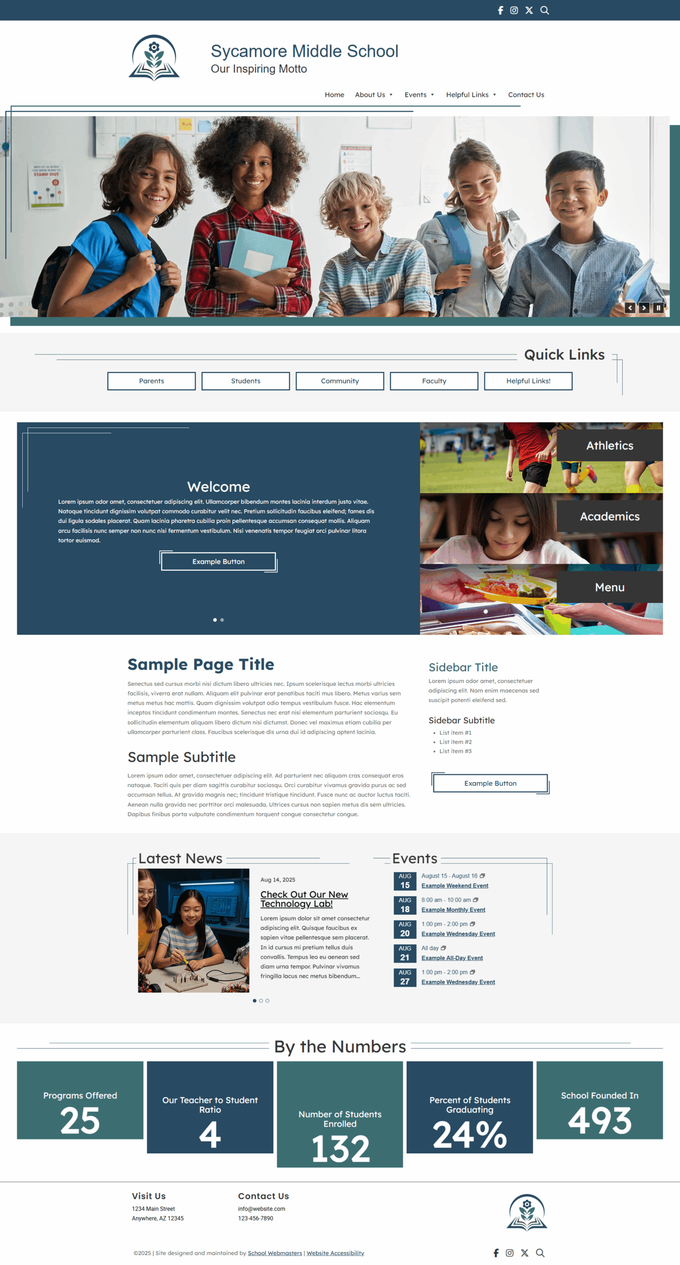 Sycamore template example