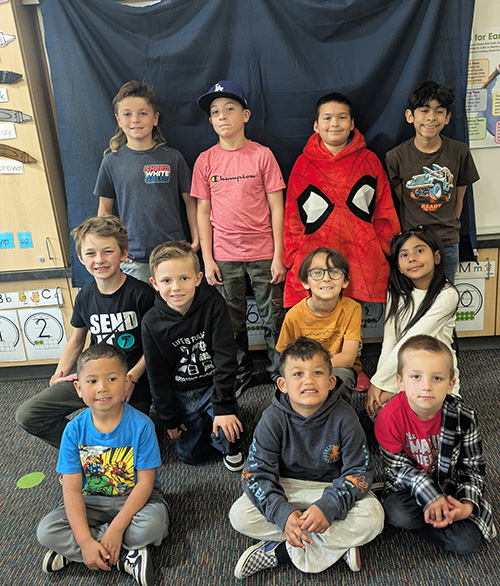 Group of students awarded as Frazier's Finest for April 25, 2025