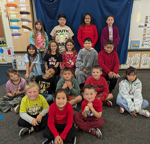 Group of happy students representing Principal Compliment Celebration for September 2025