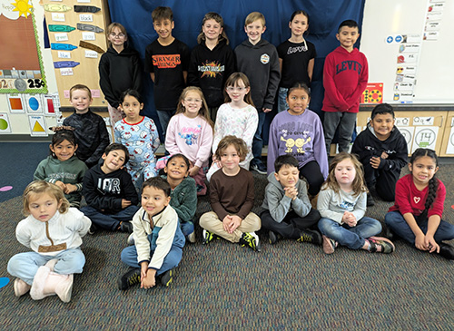 Group of students representing the Principal Compliment Celebration for Nov & Dec 2025