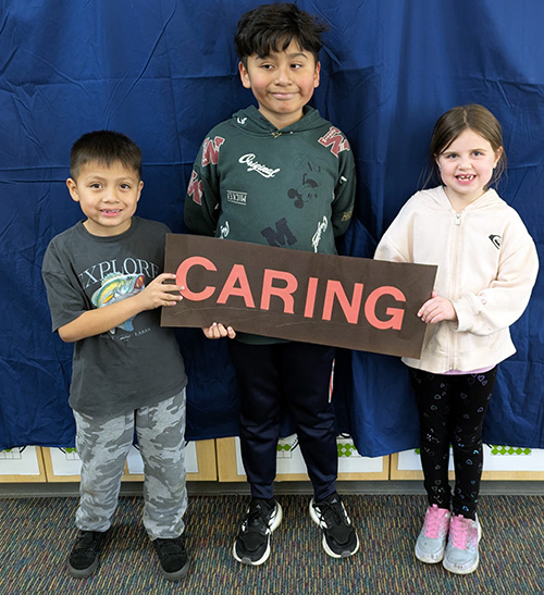 Students of the month for December 2025