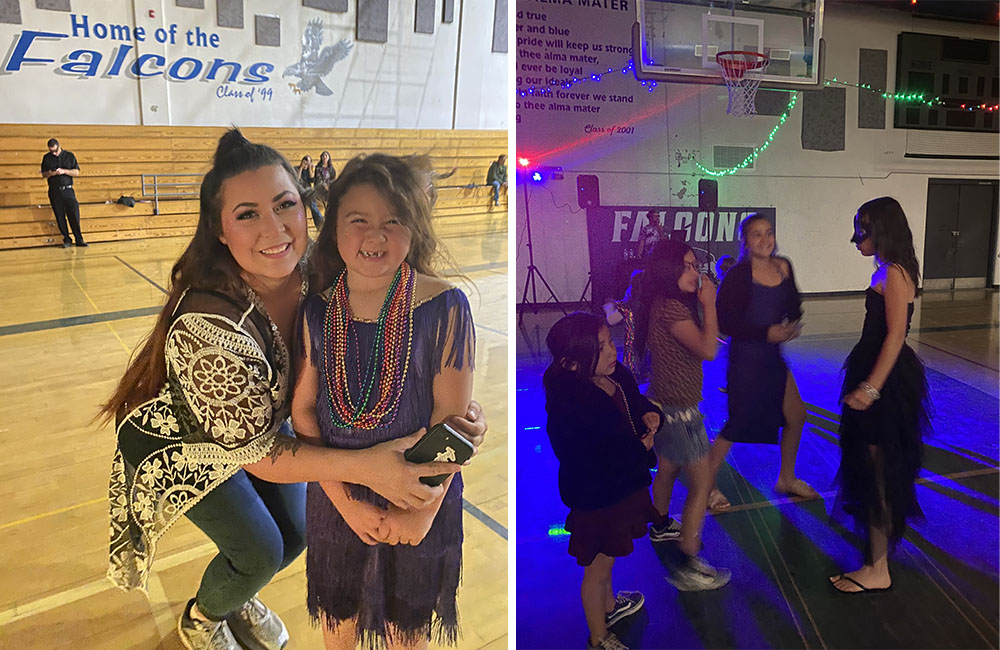 Photo collage of parents, students and staff attending annual VIP Royal Ball