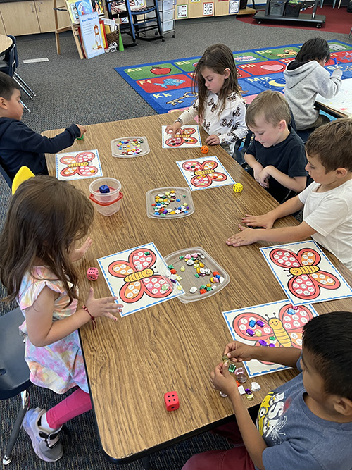Group of Mrs. Thomason’s TK students dove into the wonderful world of the letter B