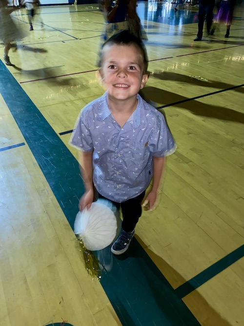 Young student smiling for the camera