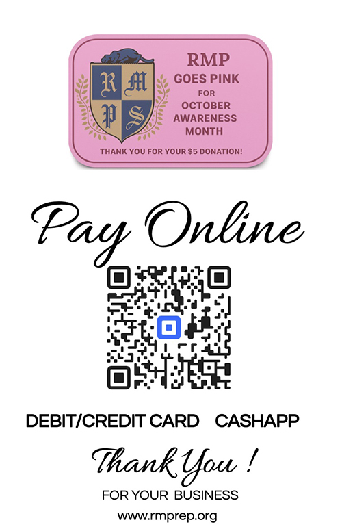 RMP Goes Pink for October Awareness Month - Pay Online flyer