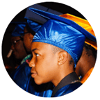 Elementary boy graduate
