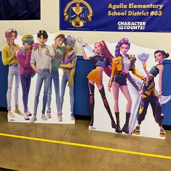 K pop demon hunter posters