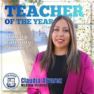2026 Primary Teacher of the Year: Claudia Alvarez