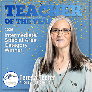 2026 Intermediate/Special Area Teacher of the Year: Teresa Teeter