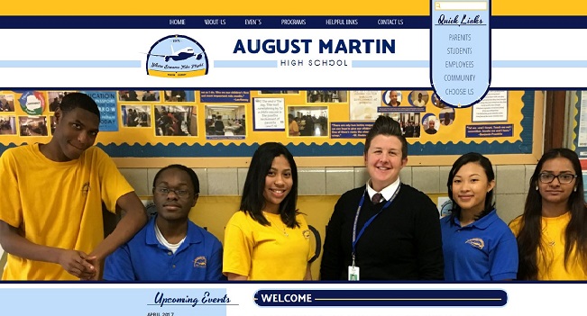 August Martin Great School Website