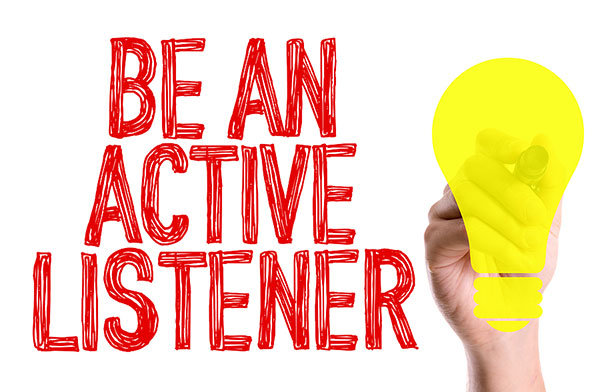 Activing Listening - for good school customer service