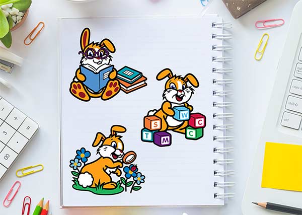 Multiple school mascots