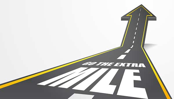 Go the extra mile