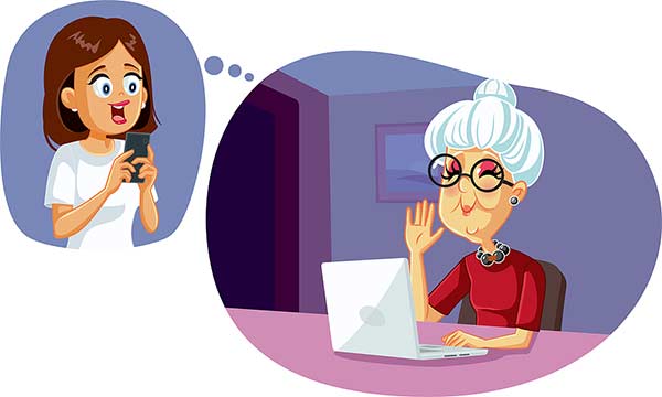 Answer the phone like it's your grandma calling