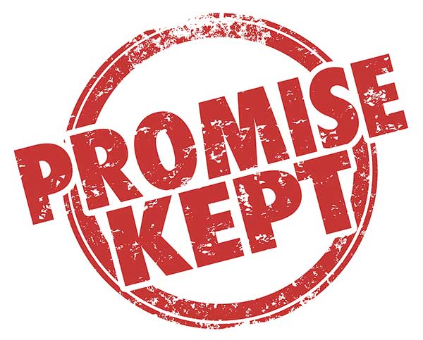 your brand promise - promise kept